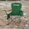 Wakeman Camping Chair - 300lb Folding Chair with Cupholder & Built-In Cooler by Wakeman Green 75-CMP1128 - alternate 7